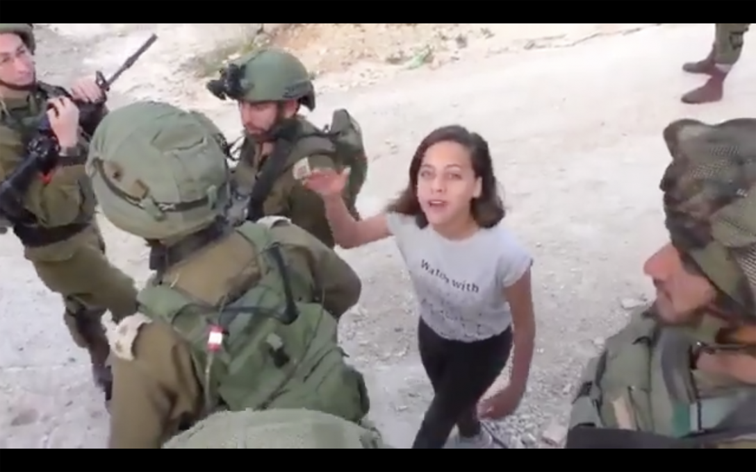 Fig. 5. Janna Tamimi. Screen capture of Facebook video stills, April 21, 2018.